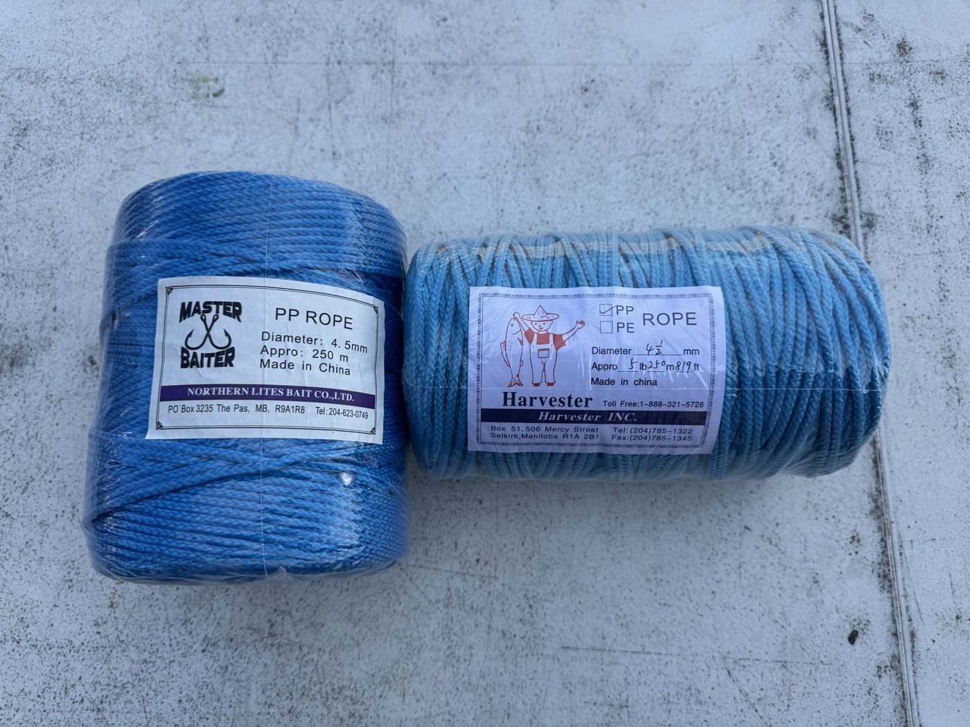 Fishing line and cordage