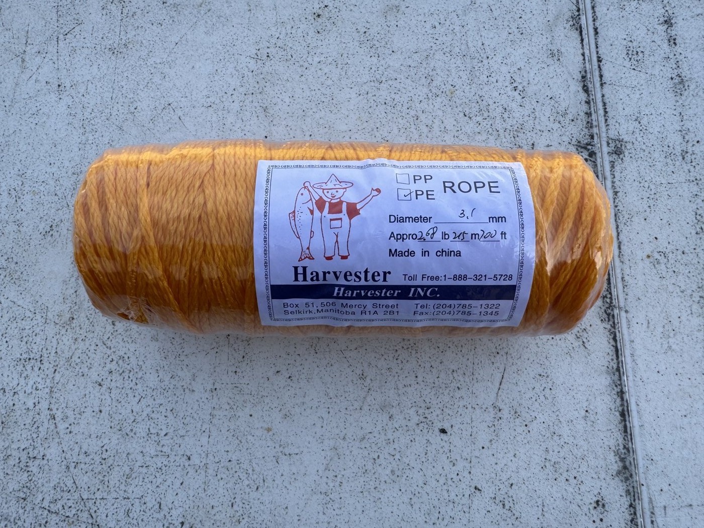 Fishing line and cordage