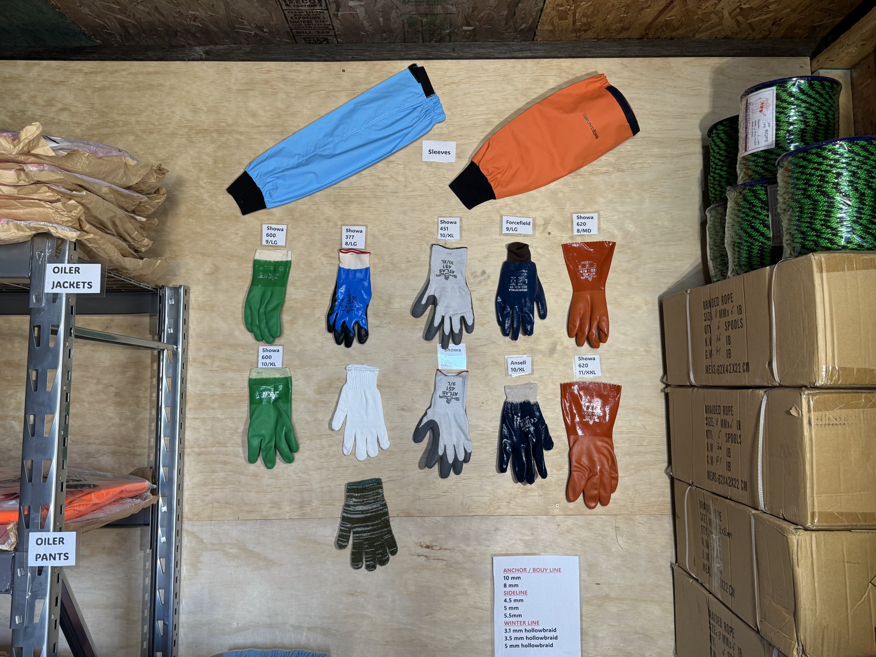 Fishing tools and supplies